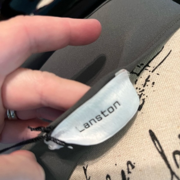 Green Bodycon Maxi Dress with Long Sleeves Gray Green. Cold shoulder - Picture 6 of 6